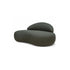 Chaise Alenra – chaise com design fluido e curvo de 170 cm