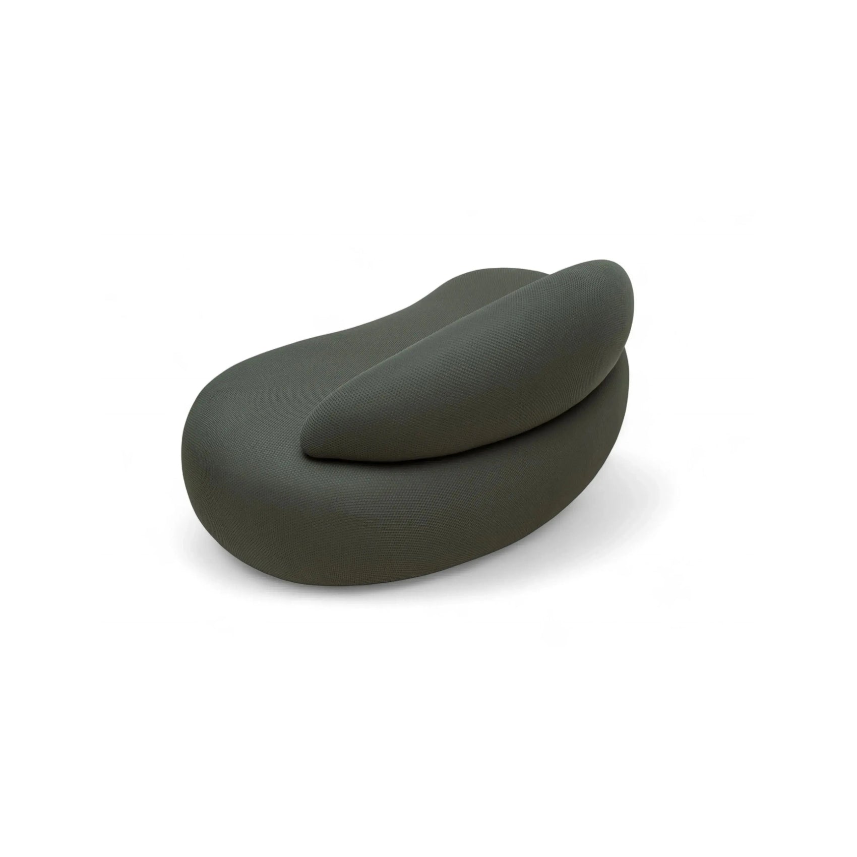 Chaise Alenra – chaise com design fluido e curvo de 170 cm
