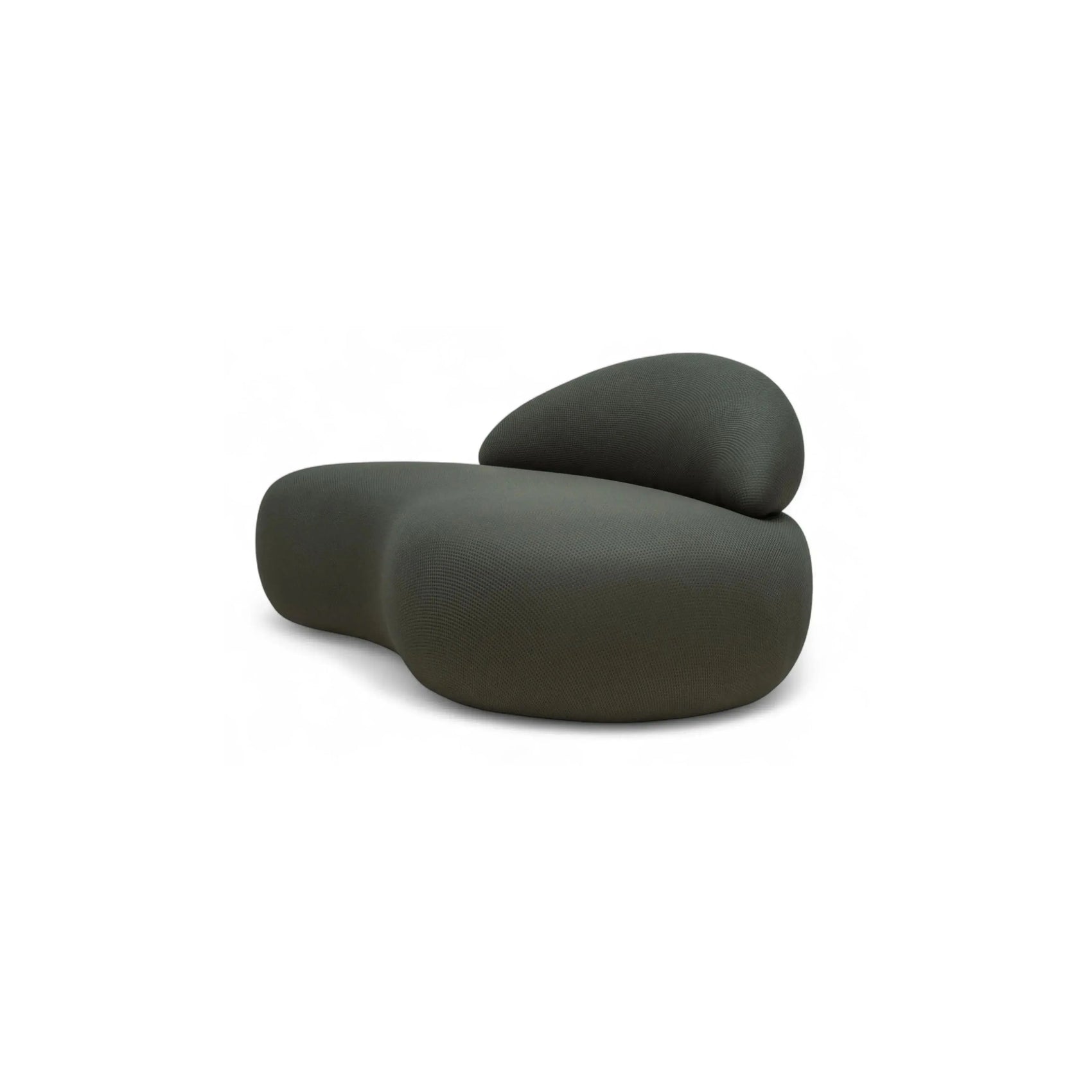 Chaise Alenra – chaise com design fluido e curvo de 170 cm