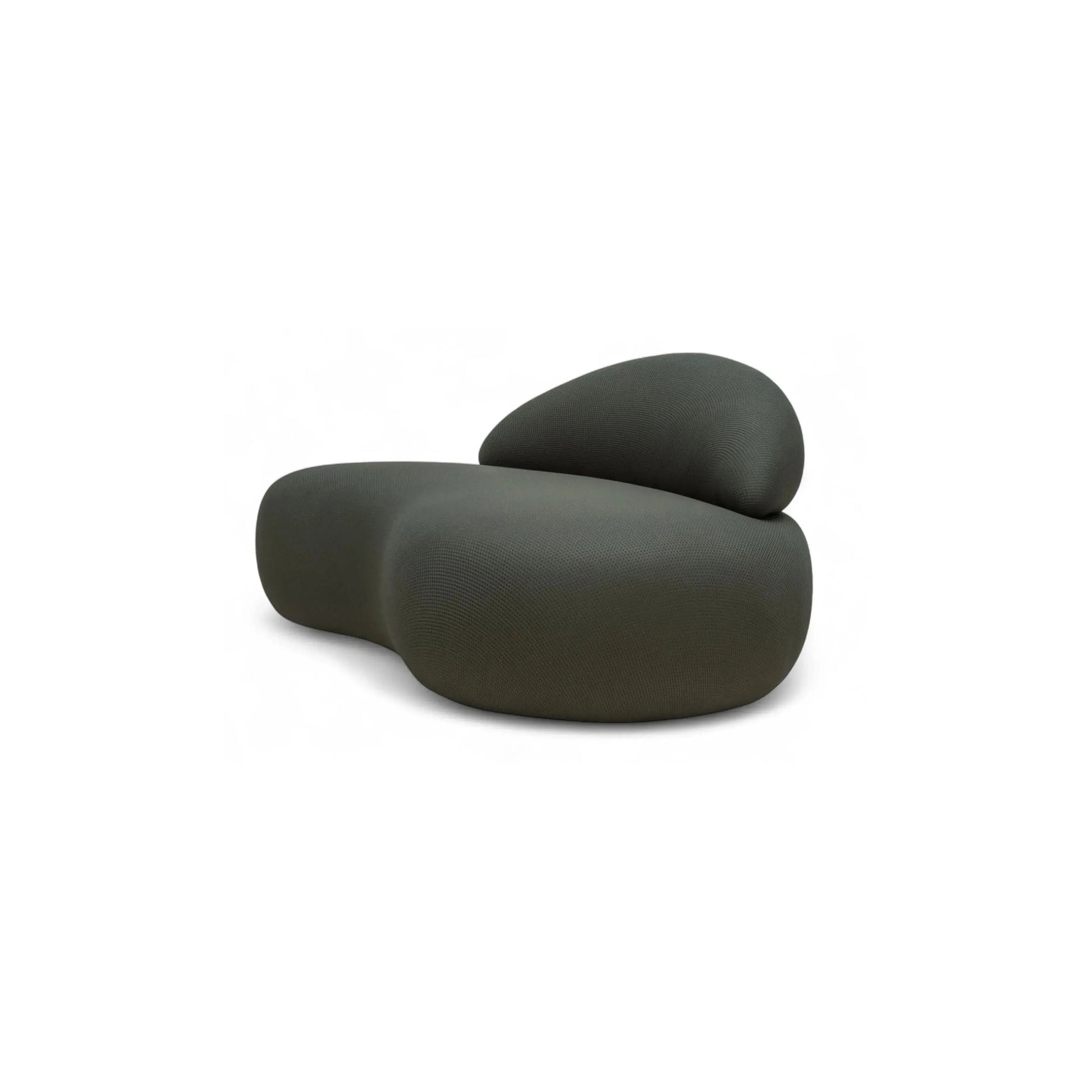 Chaise Alenra – chaise com design fluido e curvo de 170 cm