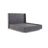 Cama Alvore – cama estofada de design delicado com proporções equilibradas em linho ou bouclé