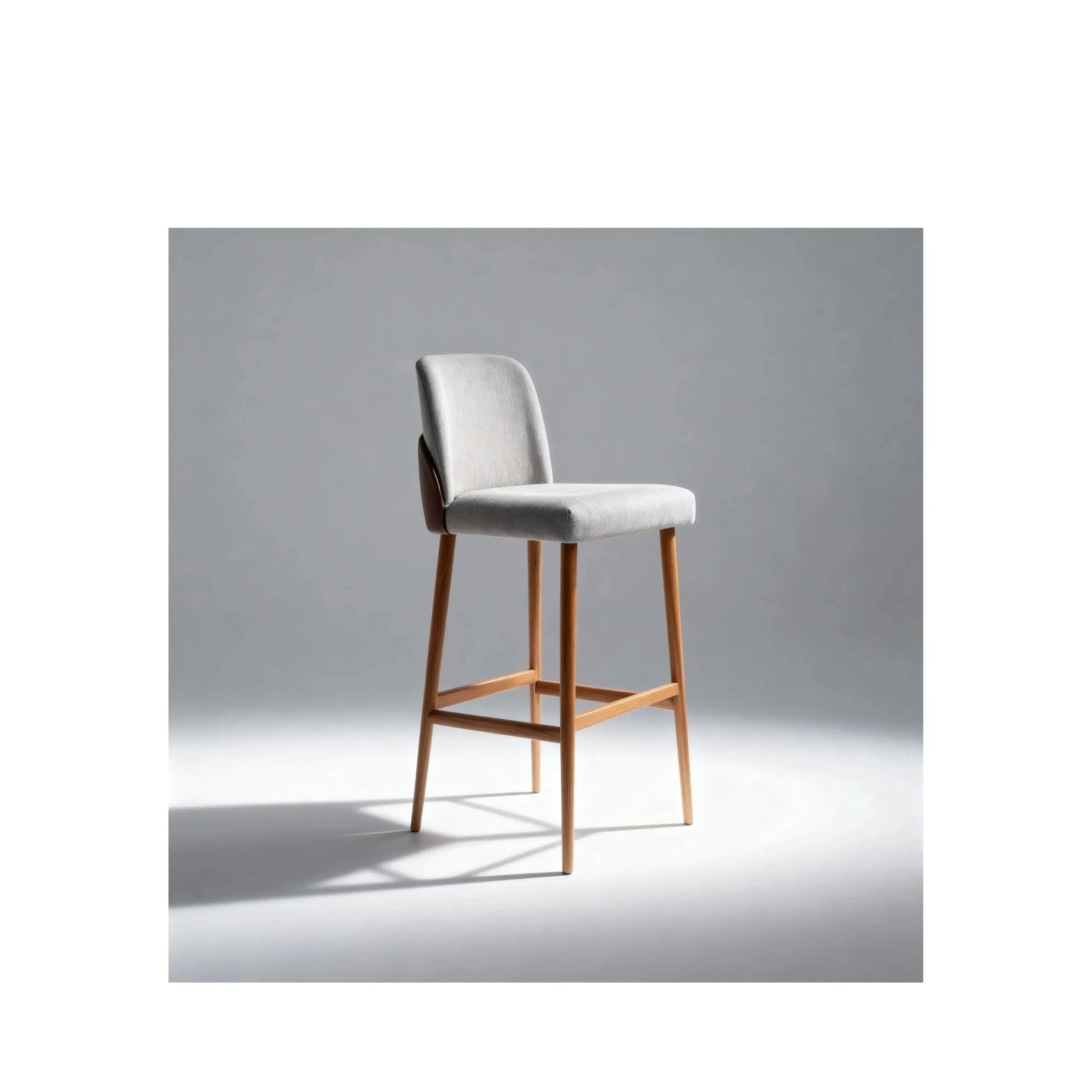 Banqueta Anya – banqueta elegante com design contemporâneo para mesa alta