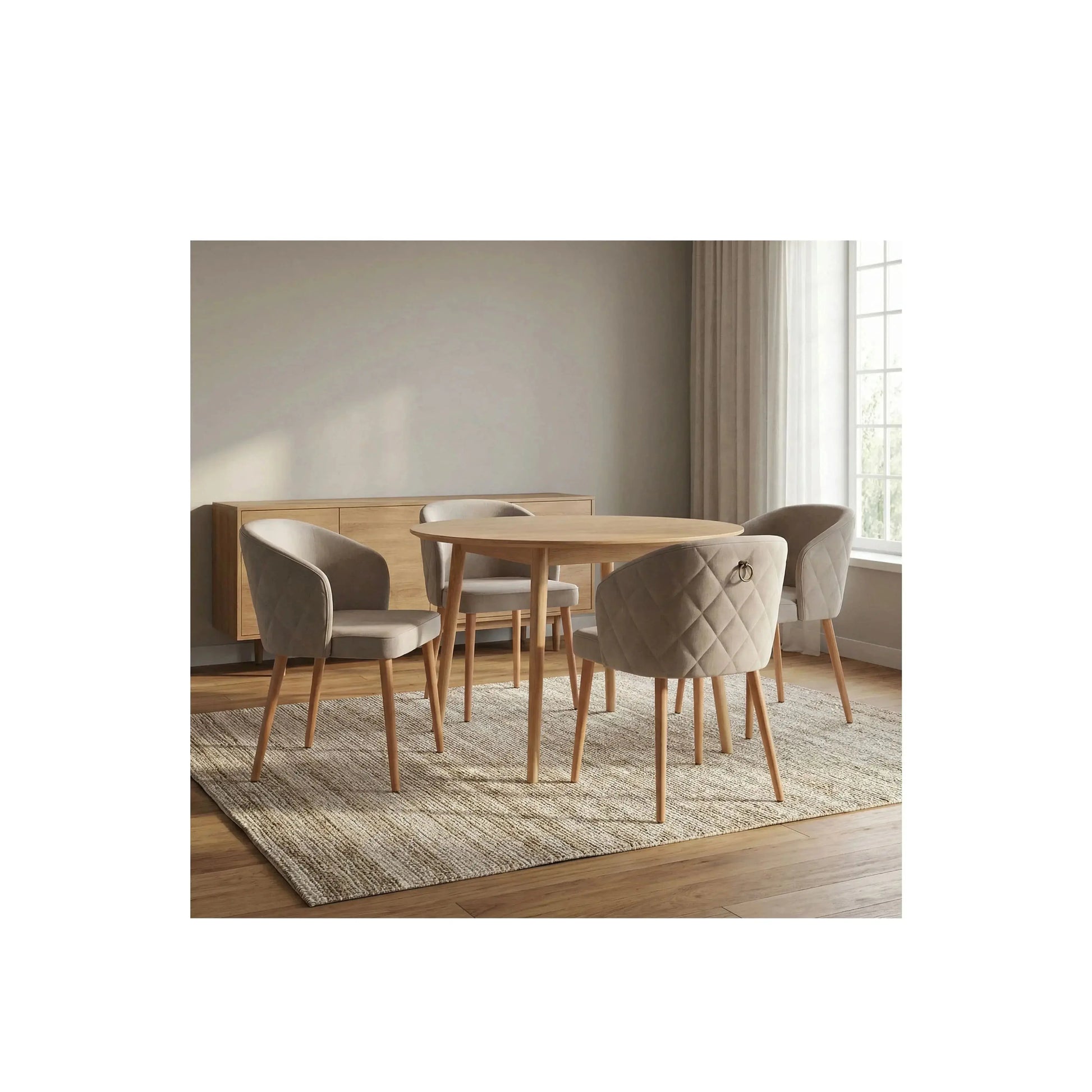 Cadeira Arezzo – cadeira de jantar com design clássico e elegância italiana