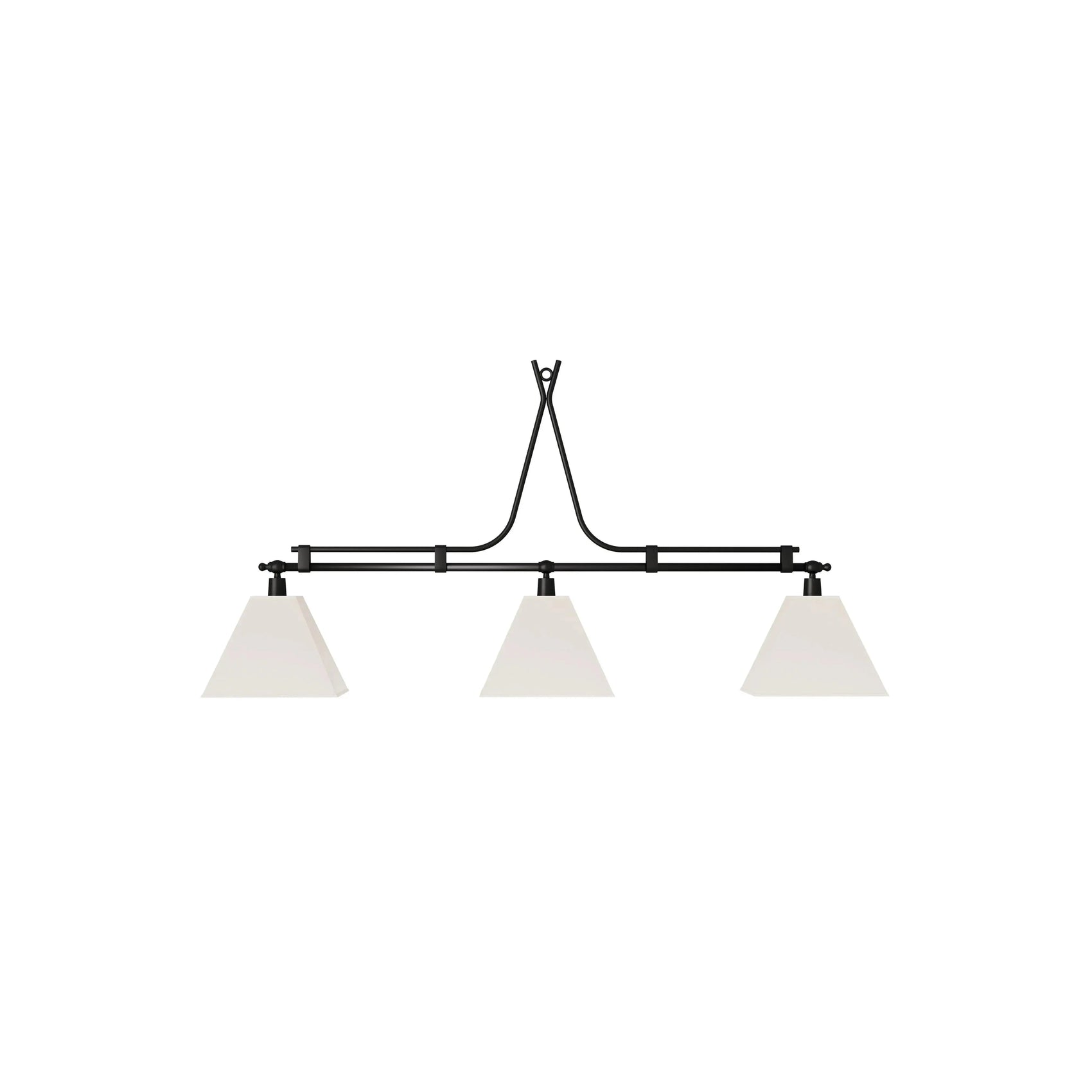 Pendente Arezzo 3 Cúpulas 150 cm – luminária pendente com design italiano elegante