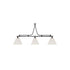 Pendente Arezzo 3 Cúpulas 150 cm – luminária pendente com design italiano elegante