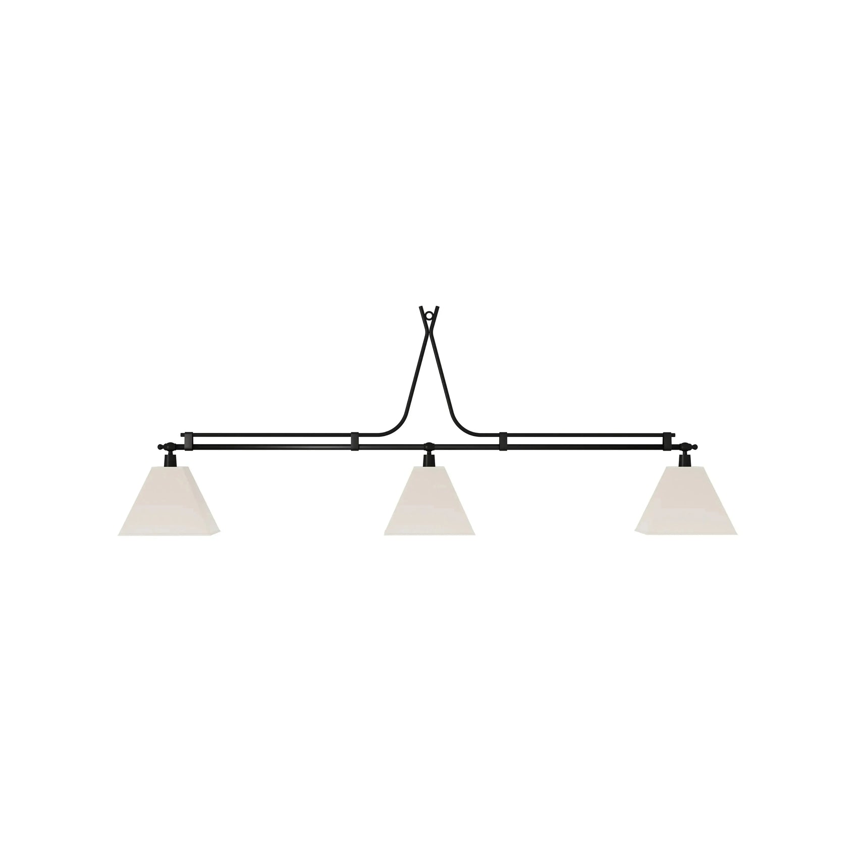 Pendente Arezzo 3 Cúpulas 200 cm – luminária pendente com design italiano elegante