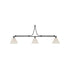 Pendente Arezzo 3 Cúpulas 200 cm – luminária pendente com design italiano elegante