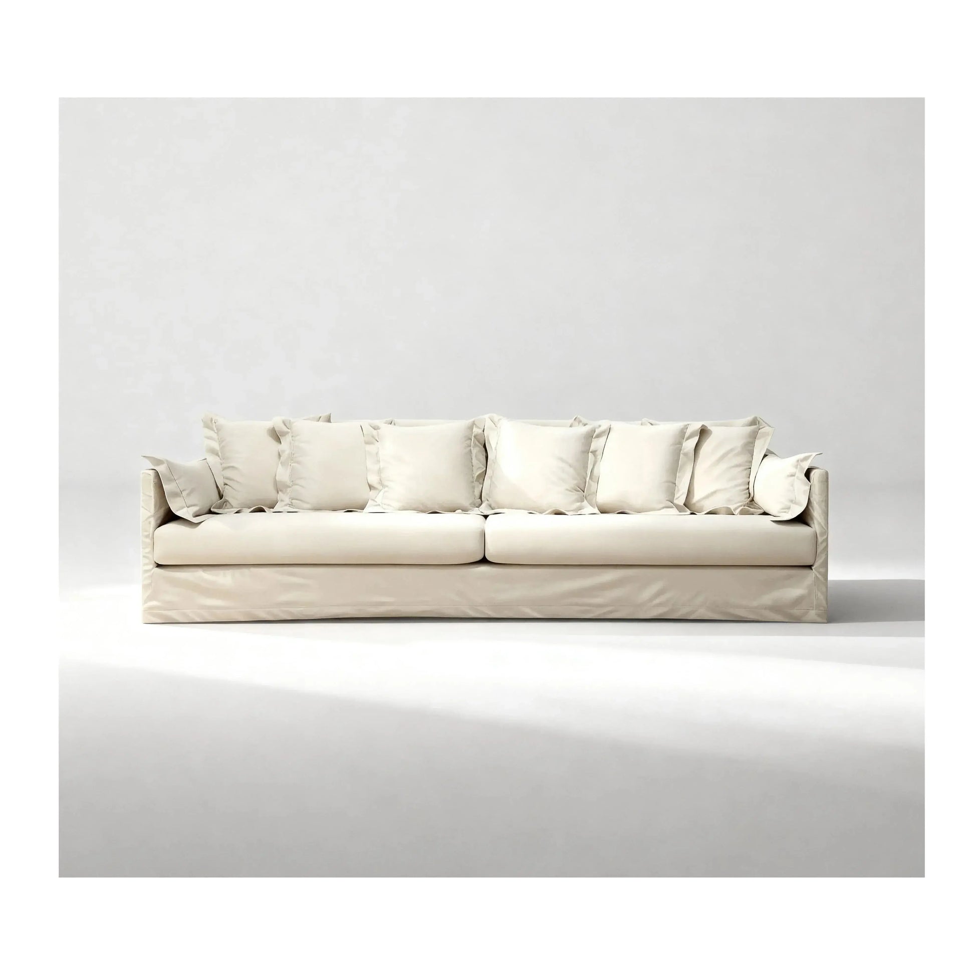 Sofá Astória – sofá de design rebaixado contemporâneo com capa removível