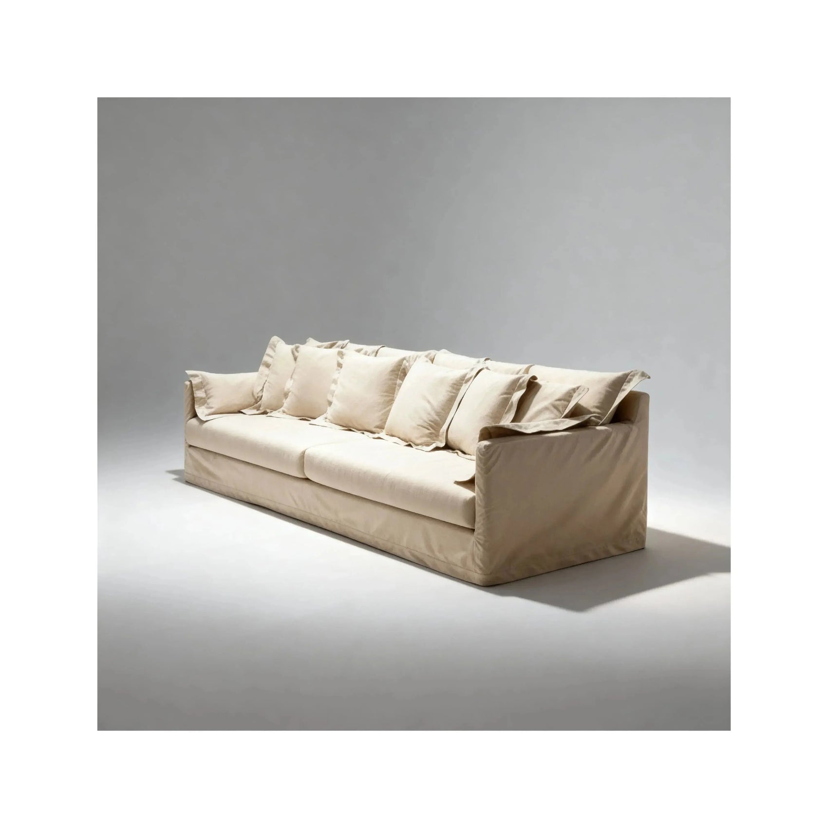 Sofá Astória – sofá de design rebaixado contemporâneo com capa removível