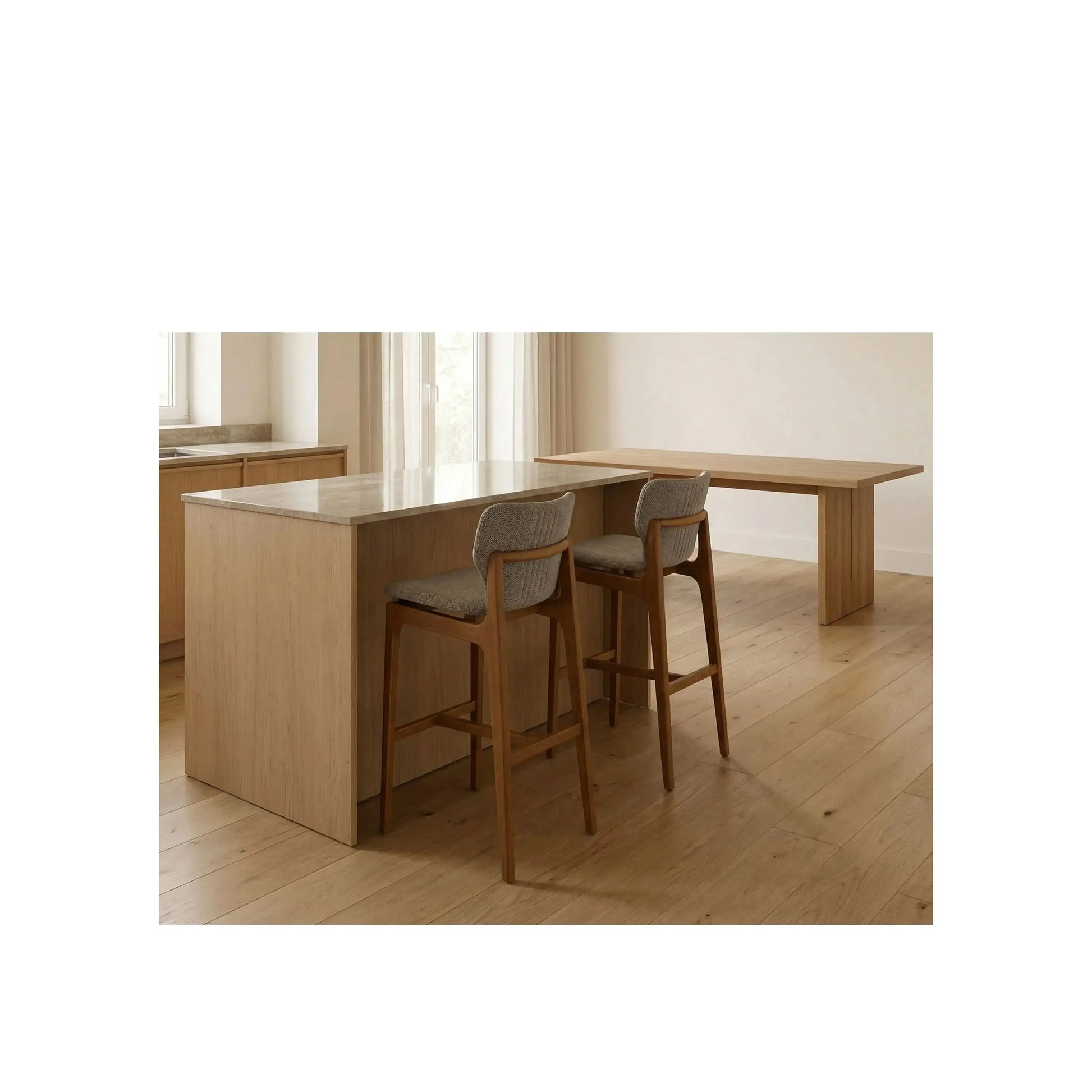Banqueta Astra – banqueta com assento profundo e design contemporâneo