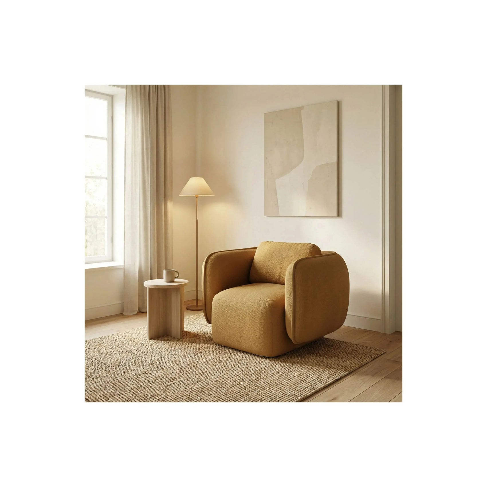 Poltrona Baldur Giratória – poltrona giratória com acabamentos premium e design sofisticado