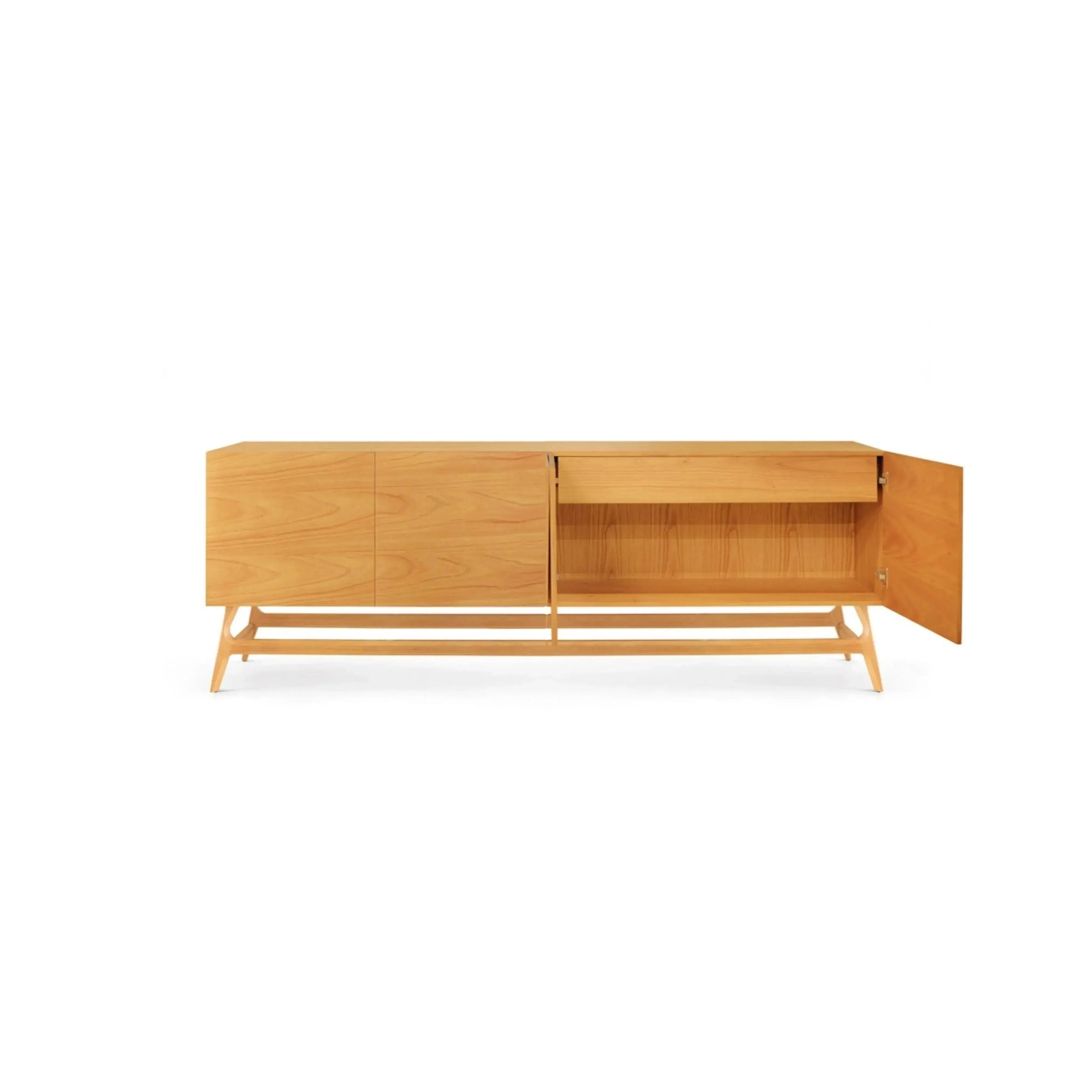 Buffet Unique – buffet de sala com acabamento em lâmina natural e design contemporâneo