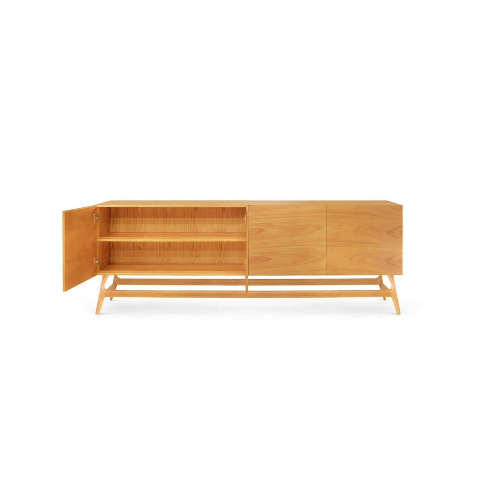 Buffet Unique – buffet de sala com acabamento em lâmina natural e design contemporâneo