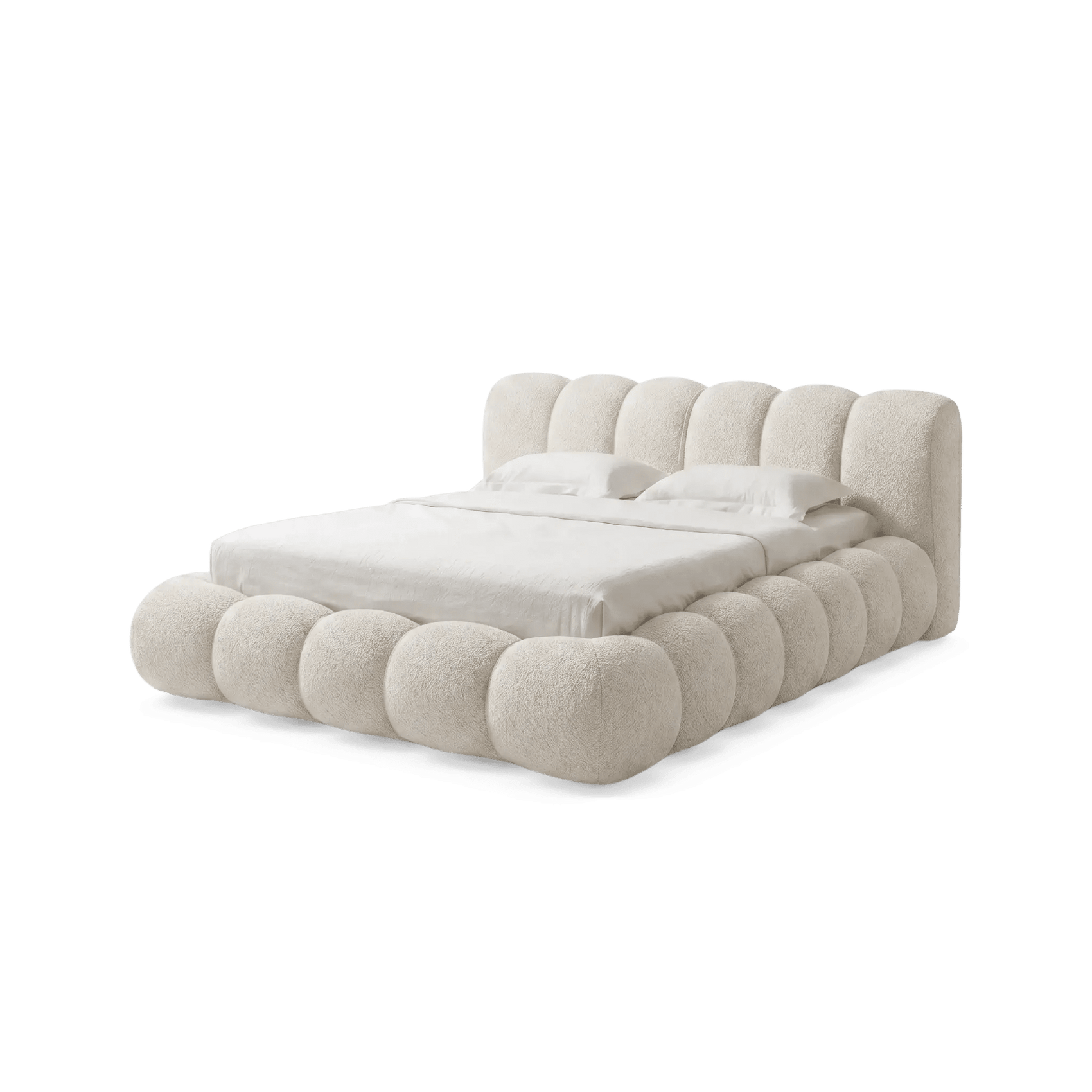 Cama Bubble - cama casal estofada