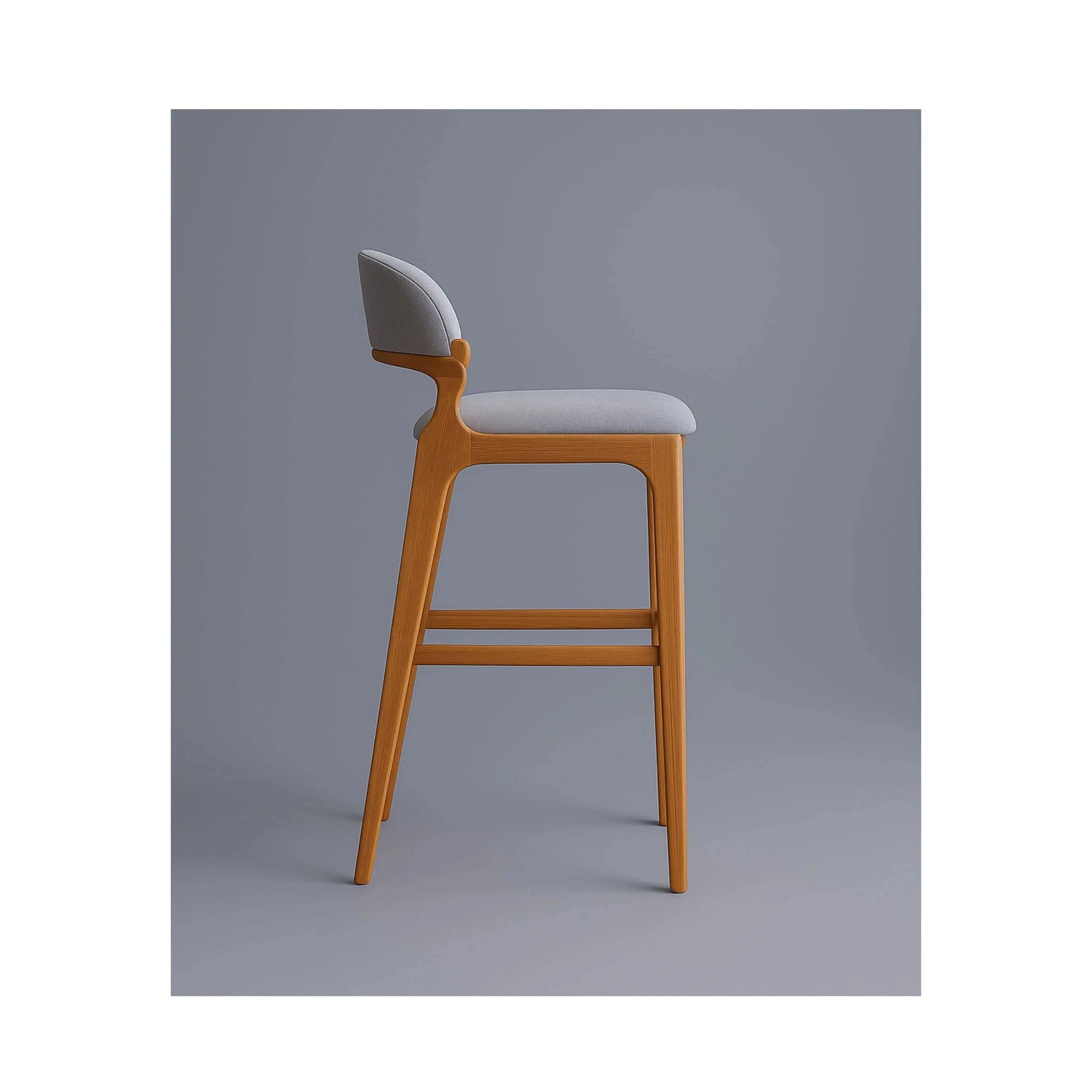 Banqueta Carmine – banqueta sofisticada com linhas precisas e design elegante