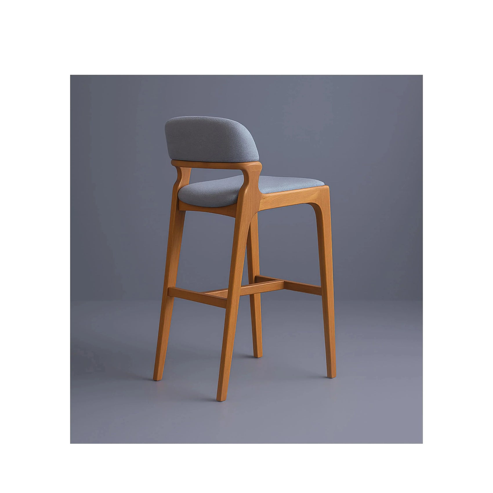 Banqueta Carmine – banqueta sofisticada com linhas precisas e design elegante