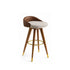 Banqueta Celeste – banqueta delicada com 86 cm de altura para mesa de jantar