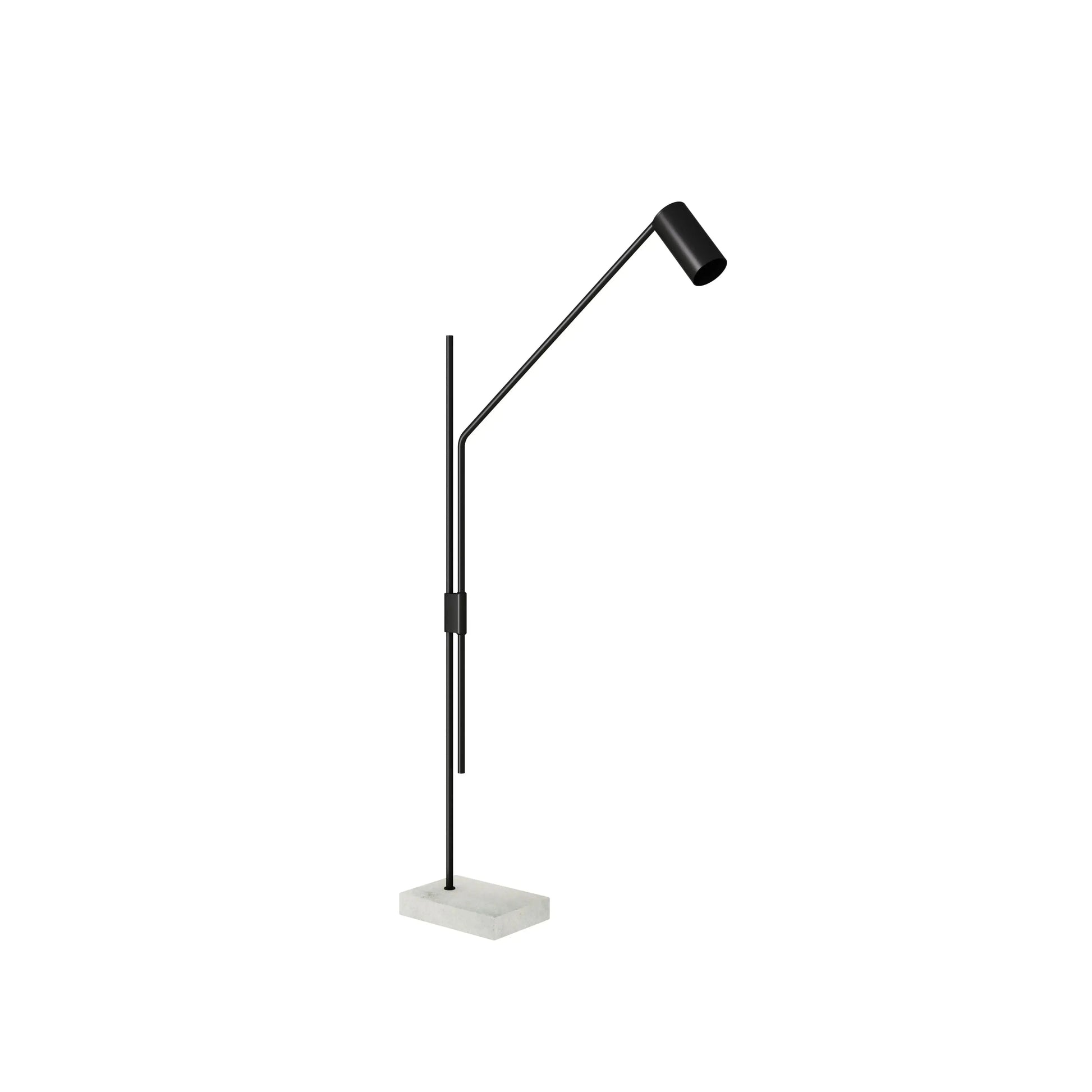 Luminária de Piso Cilindro – luminária de chão com base de mármore natural e design cilíndrico