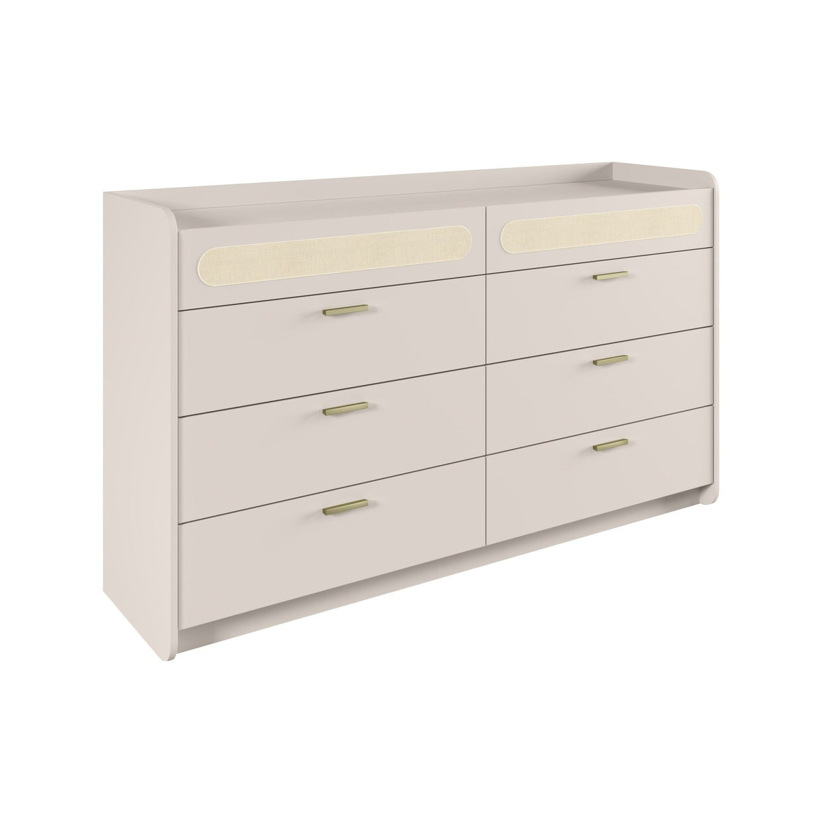 Cômoda Cômoda Camélia 8 Gavetas Horizon Interiores