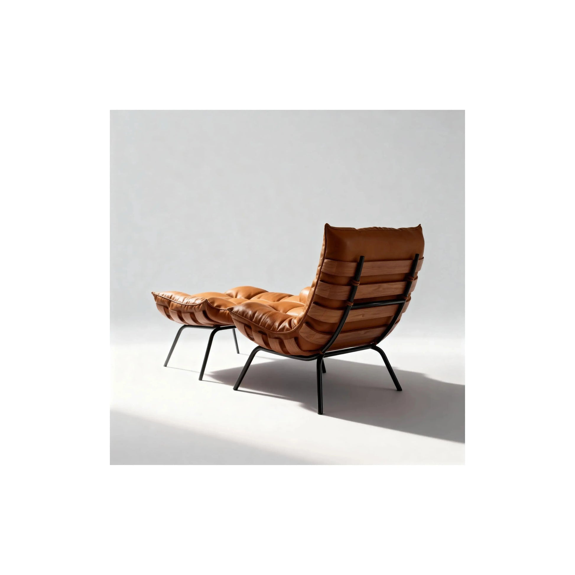 Poltrona Costela – poltrona icônica do design brasileiro em courino de alta resistência