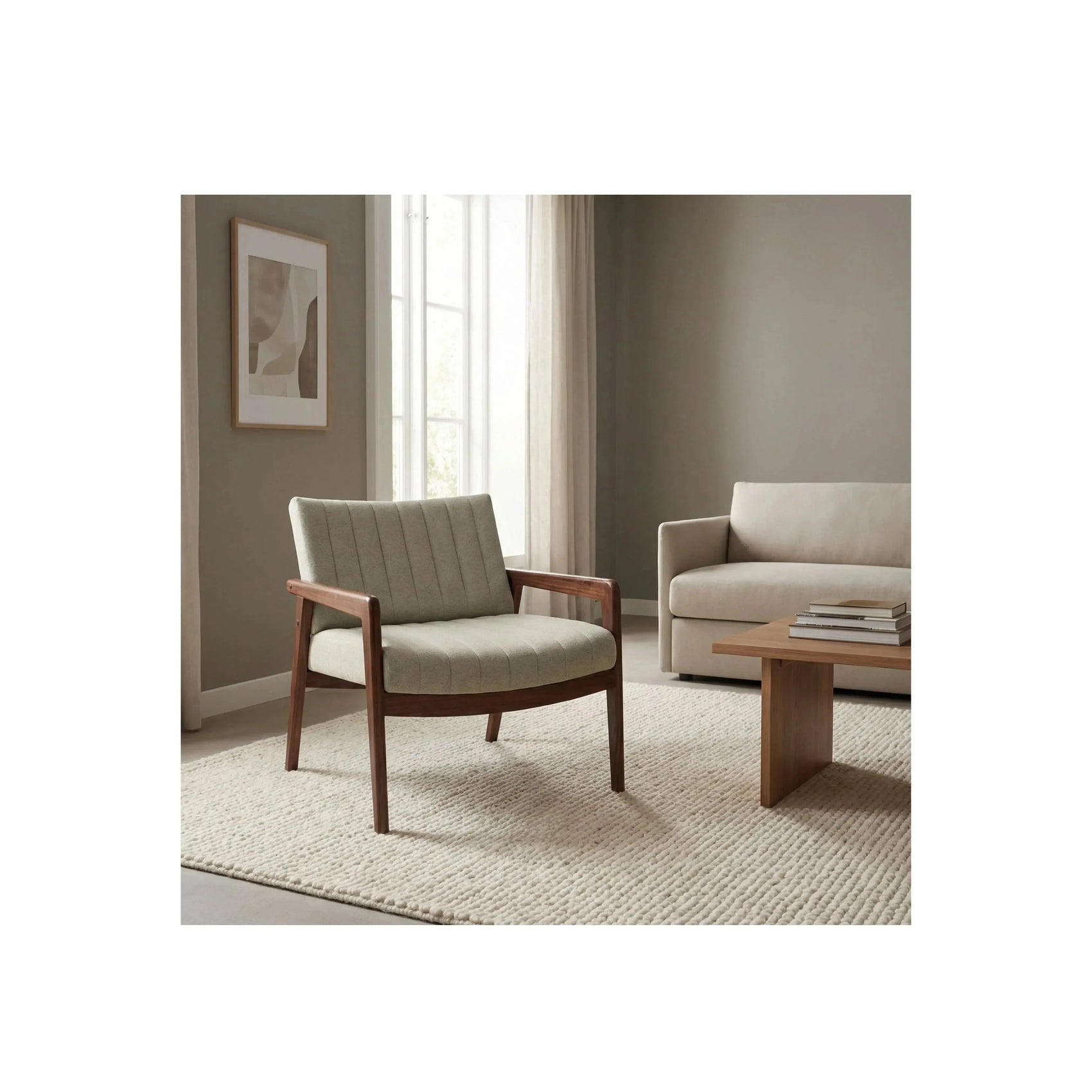 Poltrona Crow – poltrona com design urbano contemporâneo e estrutura em madeira tratada