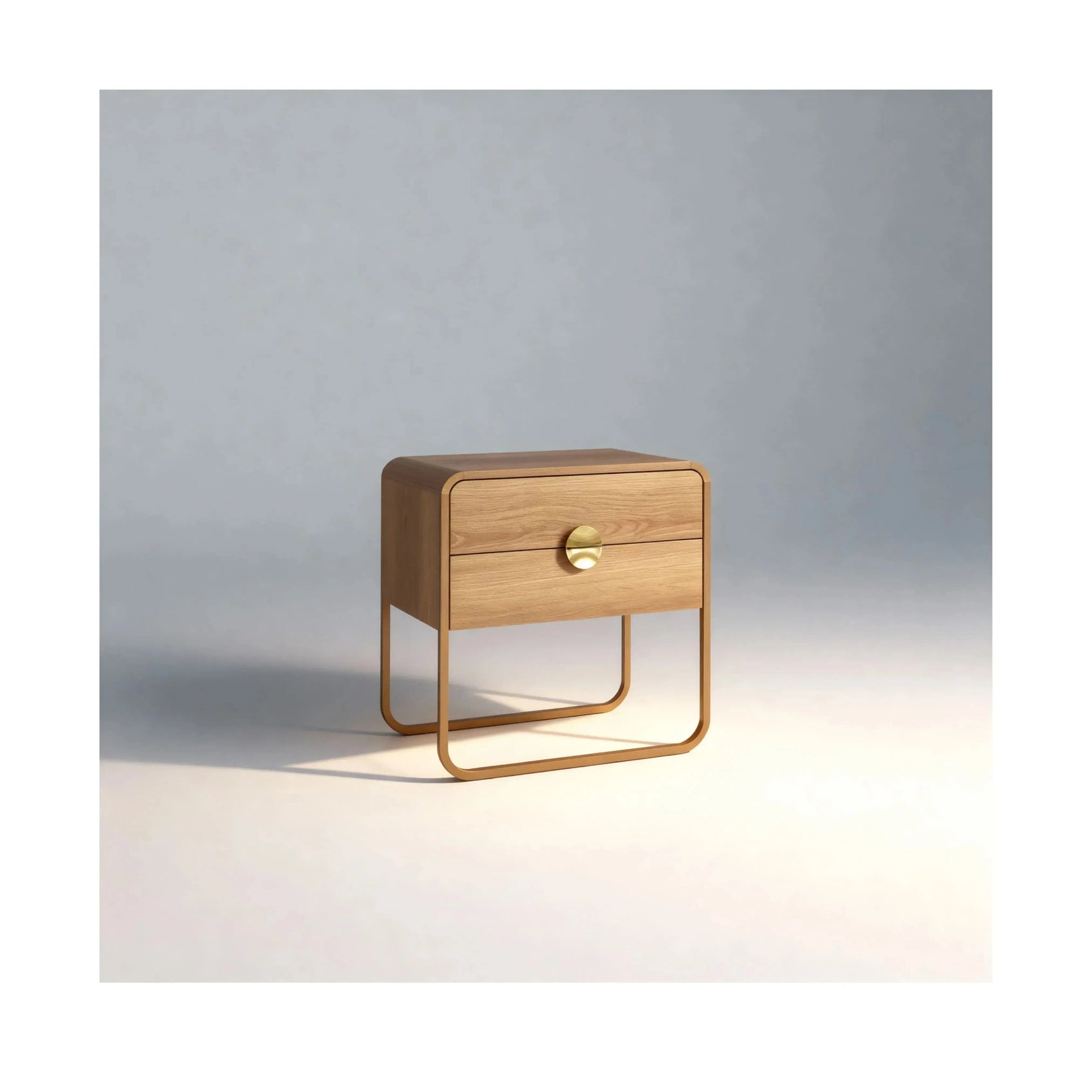 Mesa de Cabeceira Dália 2 Gavetas Hanover – Artesano