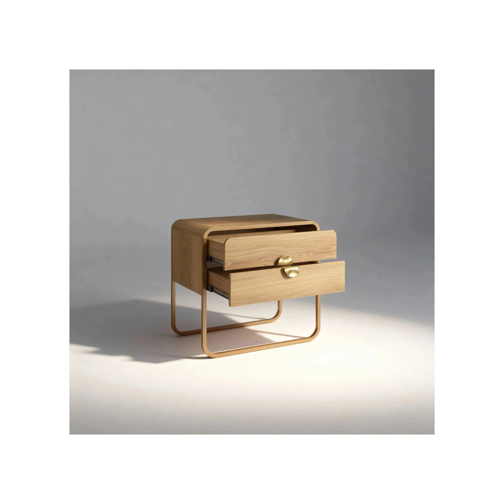 Mesa de Cabeceira Dália 2 Gavetas Hanover – Artesano