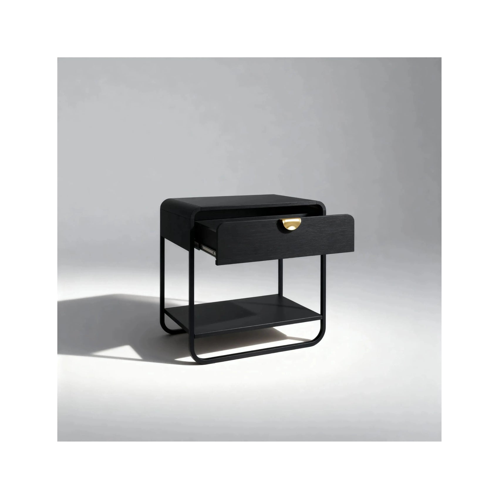 Mesa de Cabeceira Dália Nero – Artesano
