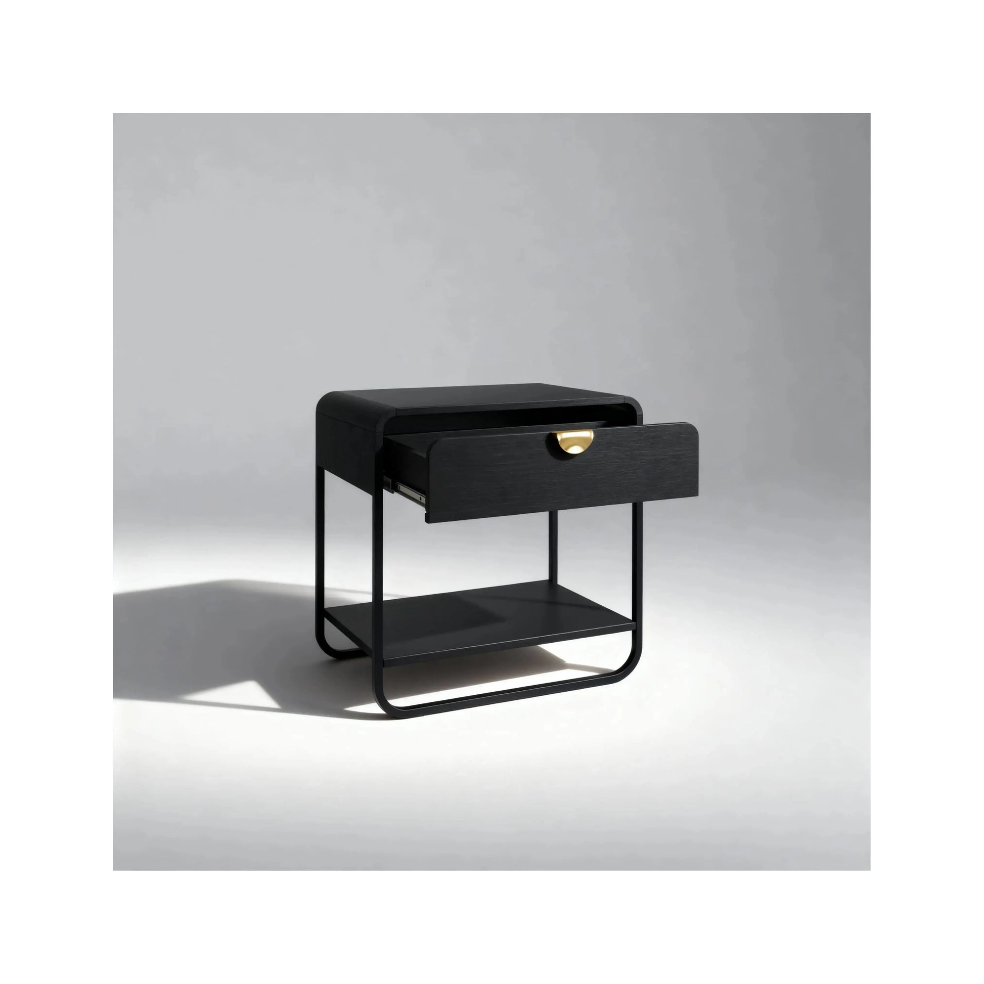 Mesa de Cabeceira Dália Nero – Artesano