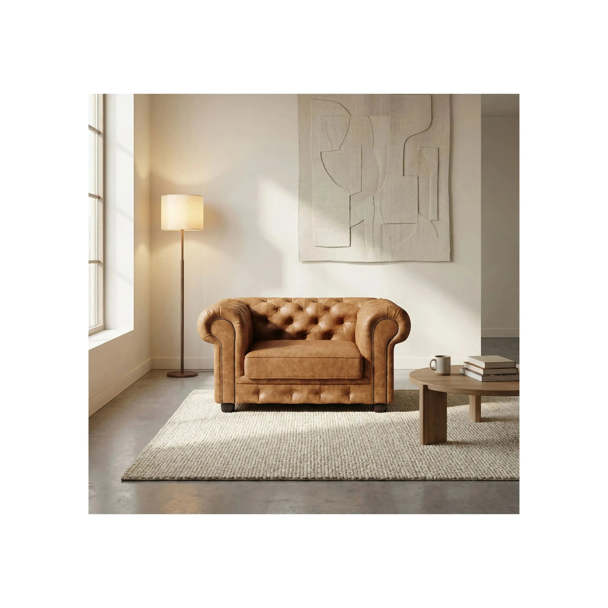 Poltrona D'arc – poltrona em courino com espuma D-28 e design elegante ousado