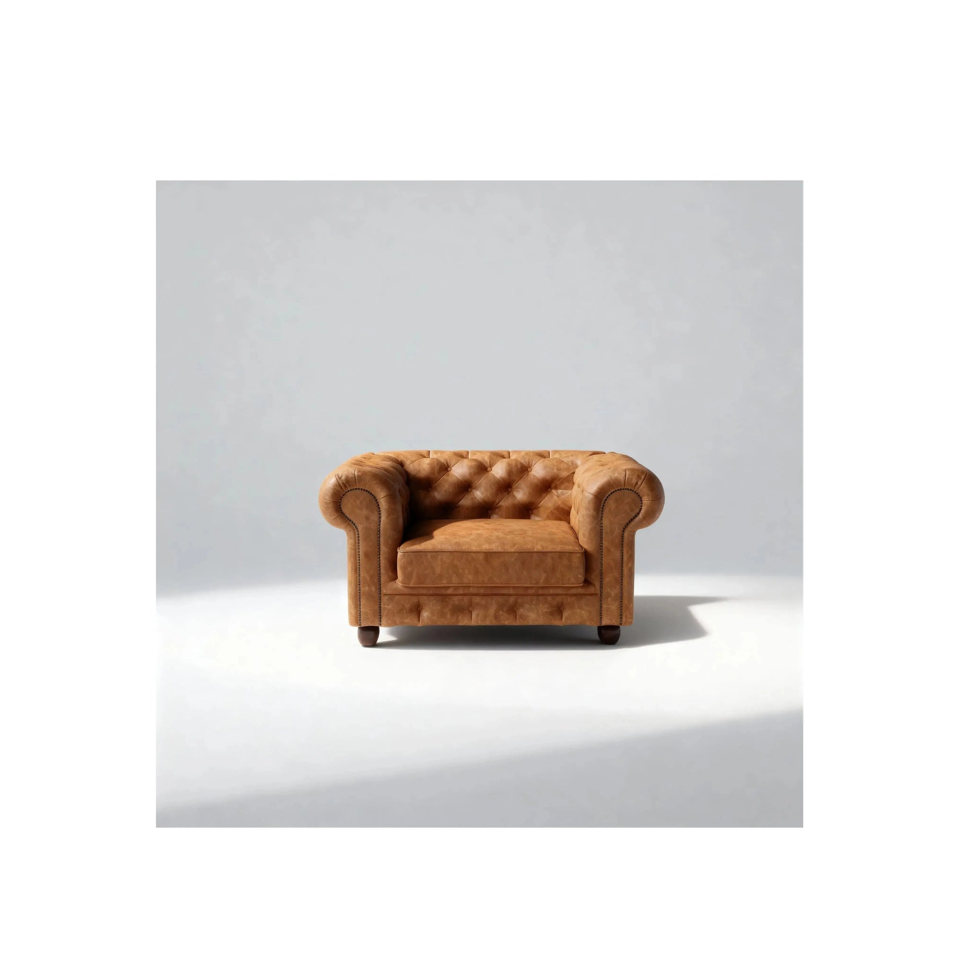 Poltrona D'arc – poltrona em courino com espuma D-28 e design elegante ousado
