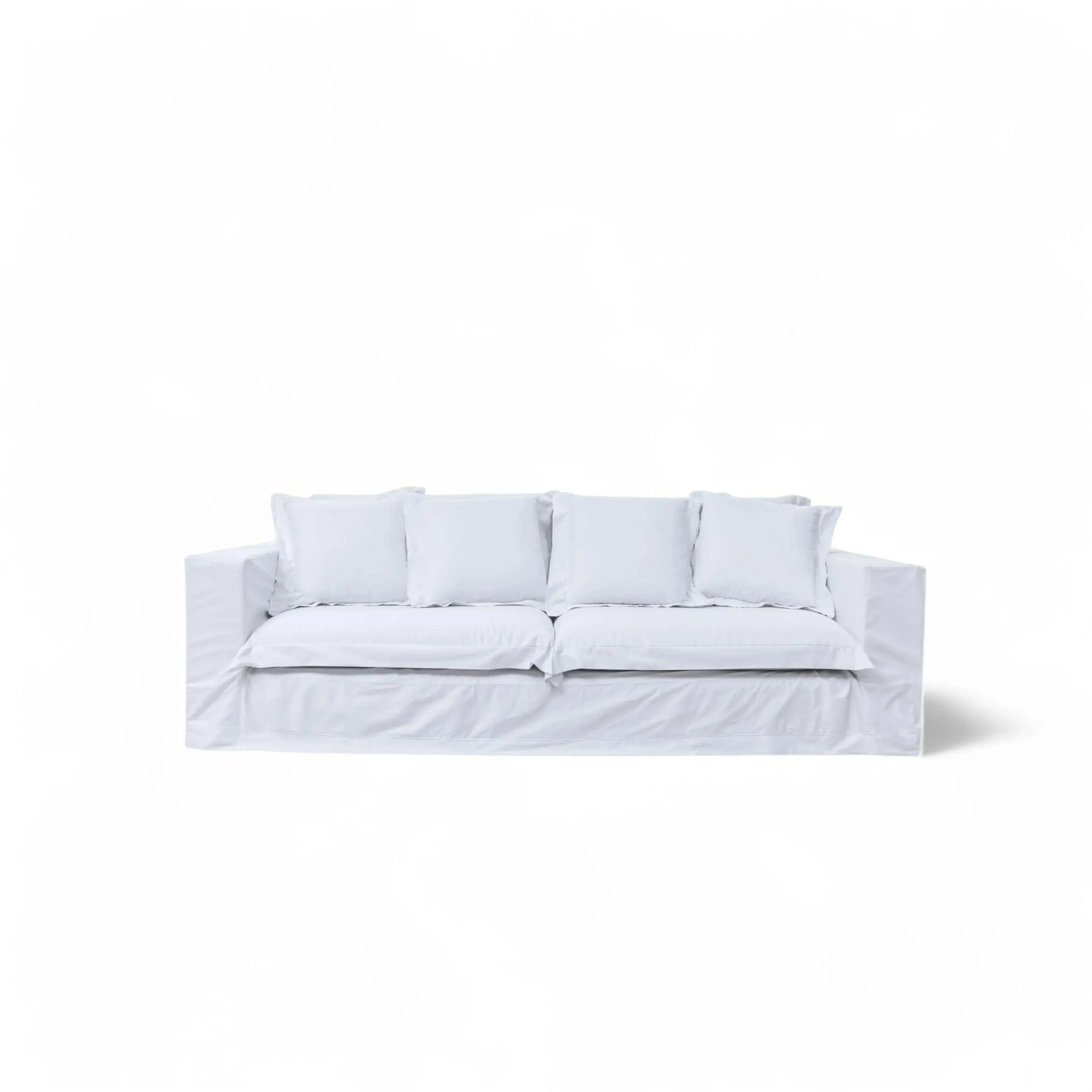 Sofá Diorio – sofá com capa removível e almofadas soltas em design contemporâneo