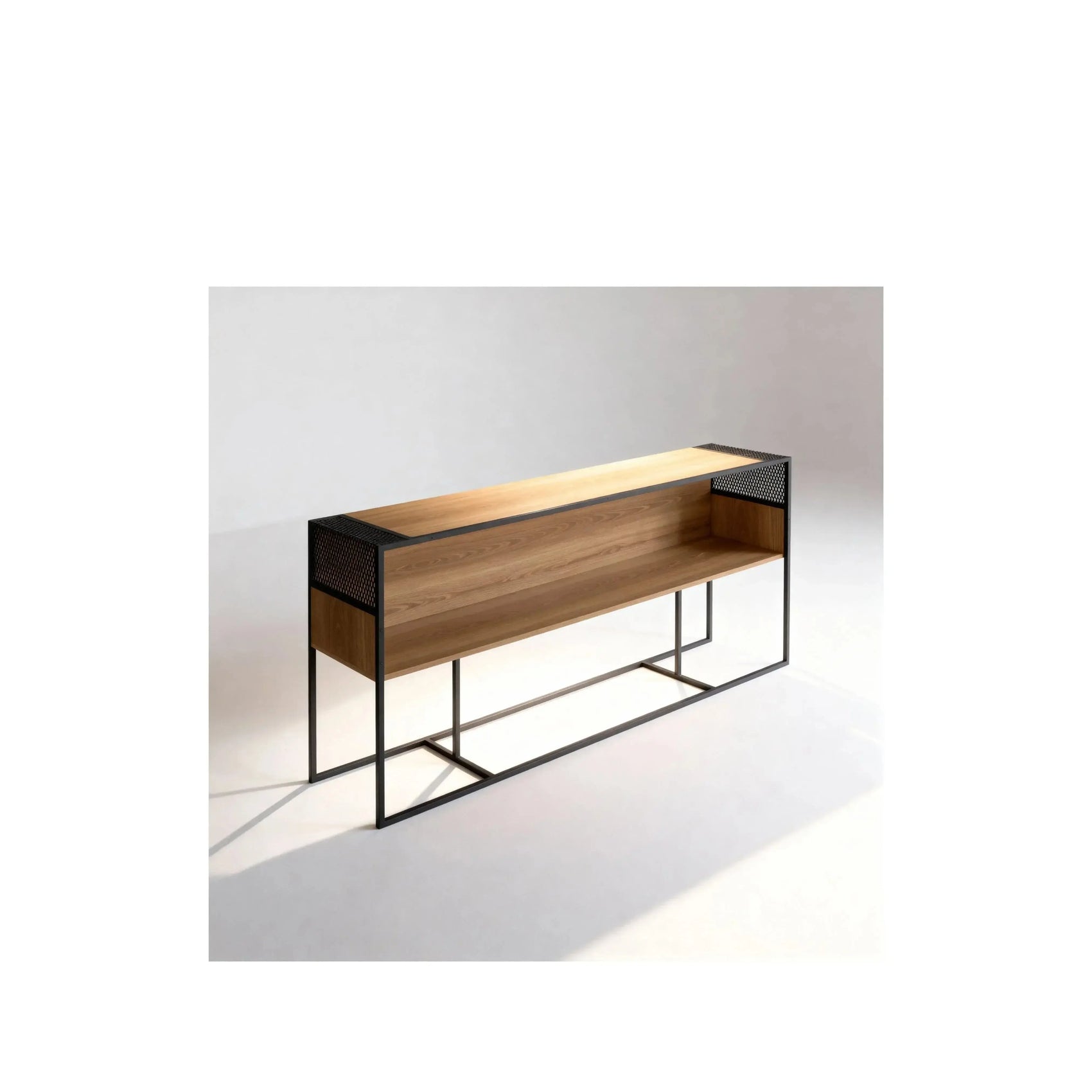 Aparador Steel metal e madeira – Artesano