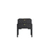 Mesa de Cabeceira Elise 2 Gavetas acabamento Nero com design contemporâneo e linhas limpas