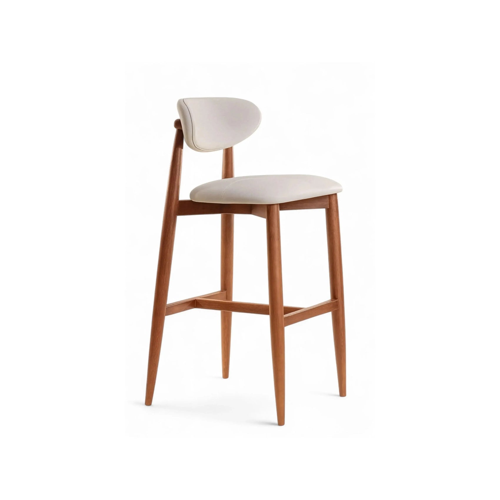 Banqueta Éloi – banqueta sofisticada com 105 cm de altura para bancadas altas