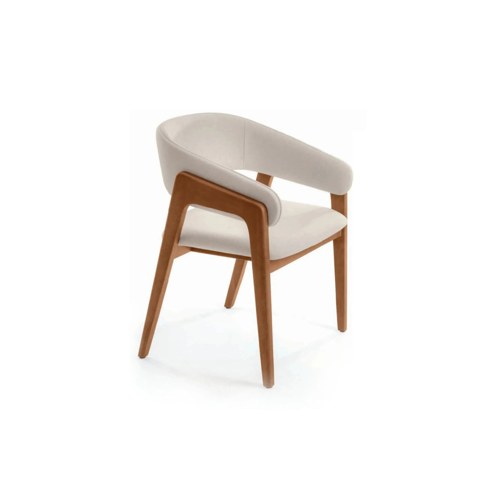 Cadeira Florença – cadeira de jantar com design clássico italiano e assento amplo
