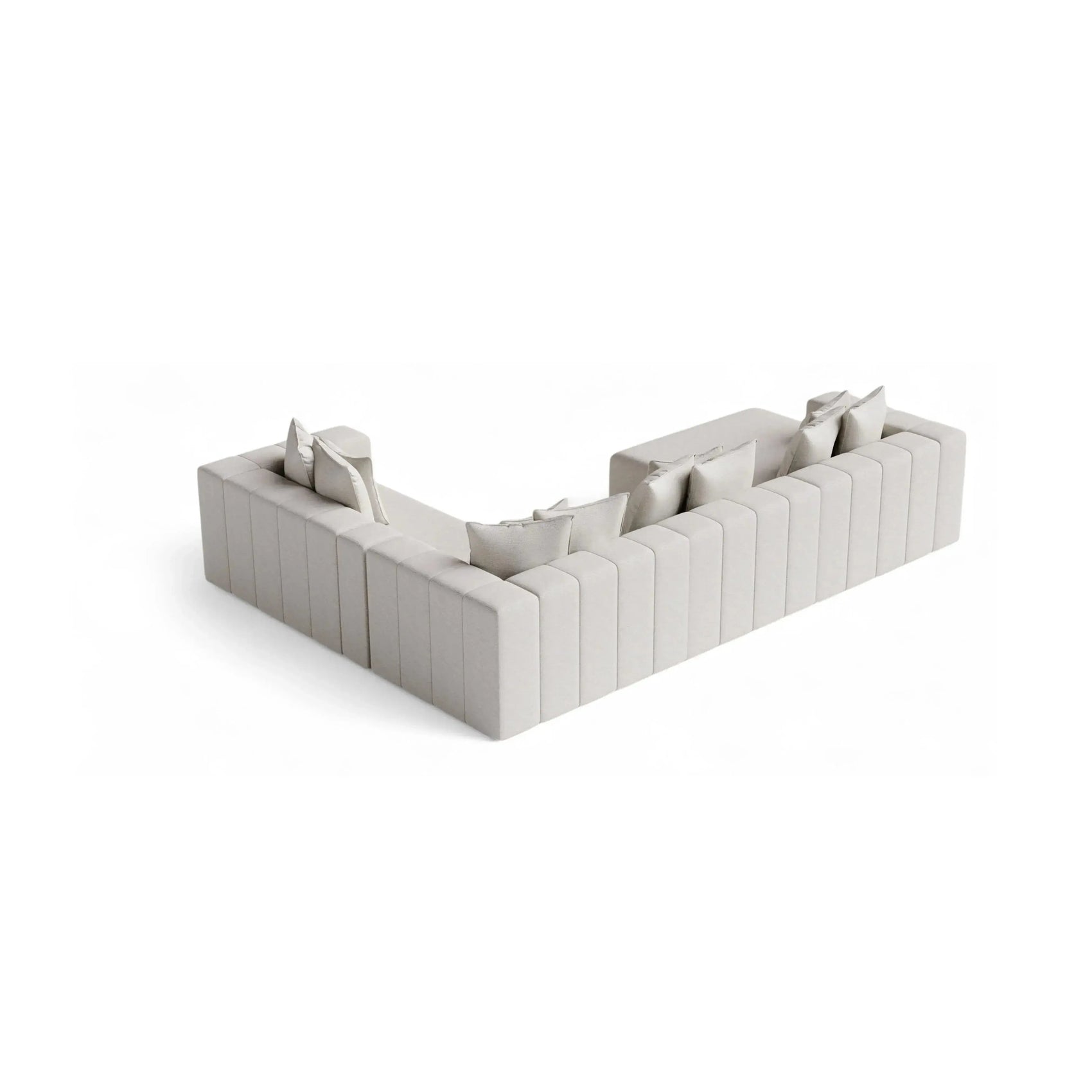 Sofá Living Inari Canto – sofá modular de canto com chaise integrada e design minimalista