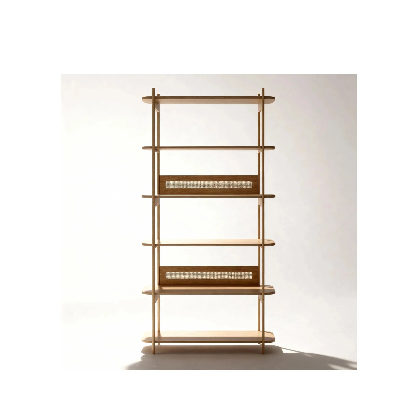 Estante Ipê Hanover pés metal – Artesano