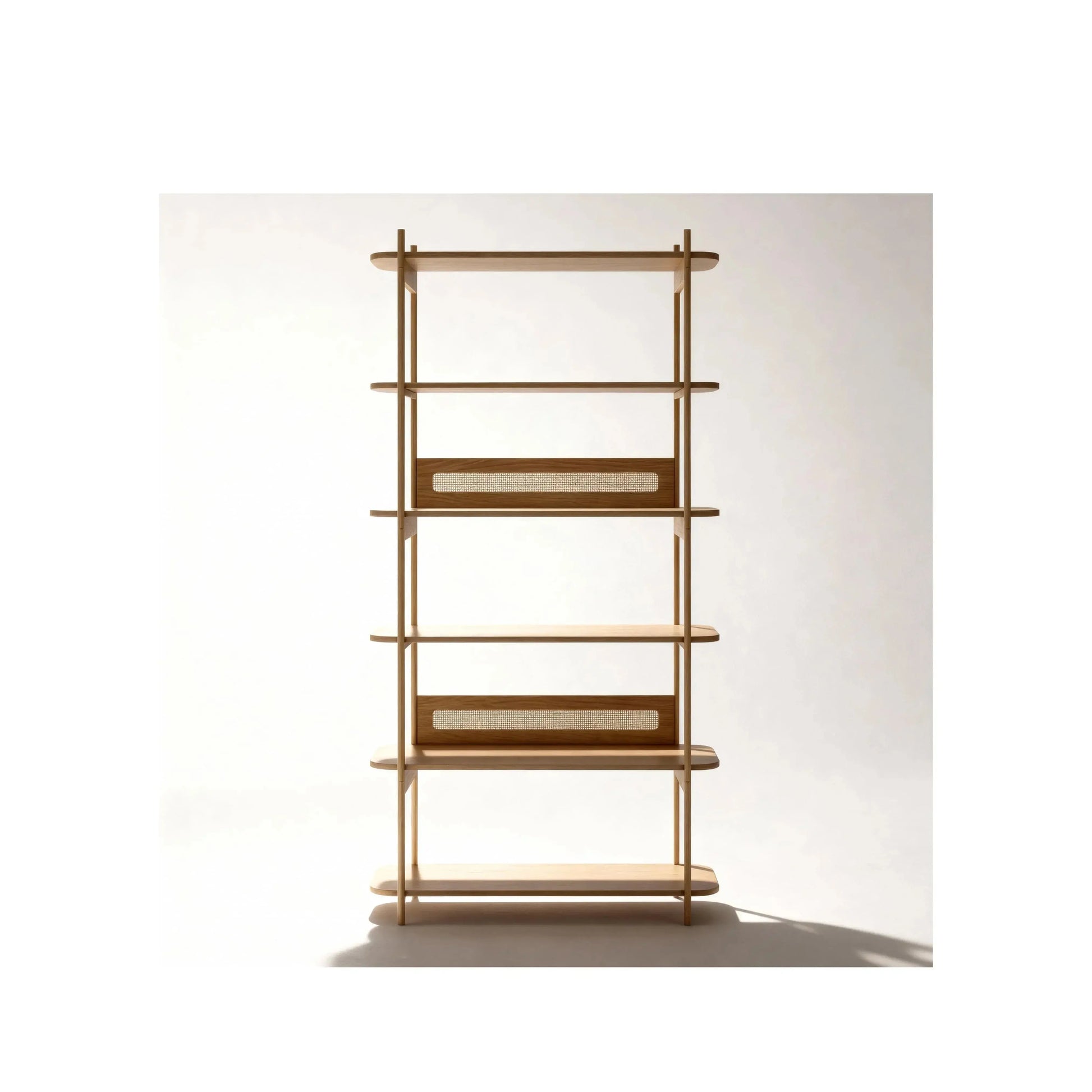 Estante Ipê Hanover pés metal – Artesano