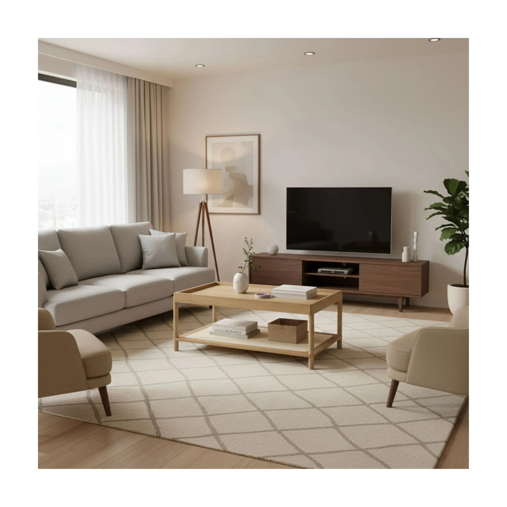 Mesa de Centro Ipê Hanover – Artesano