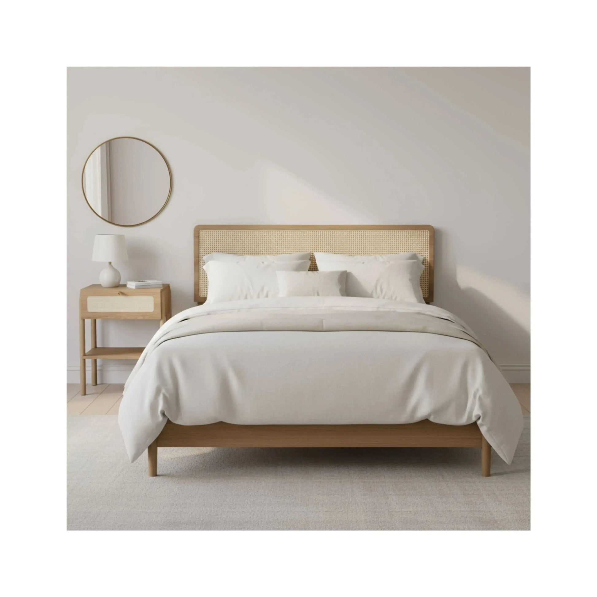 Mesa de Cabeceira Ipê 1 Gaveta Hanover – Artesano