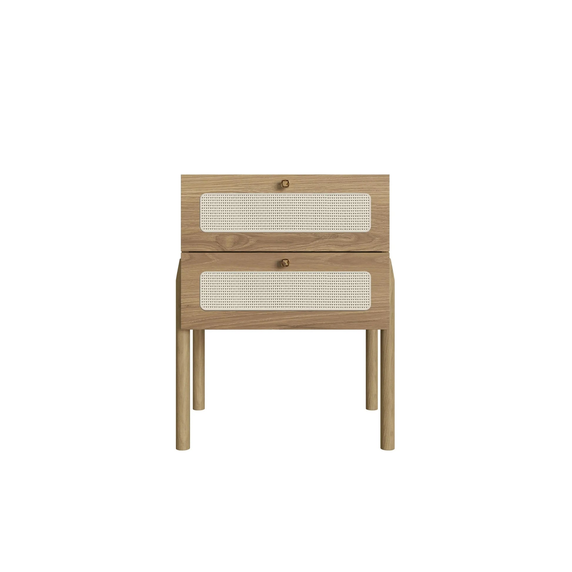 Mesa de Cabeceira Ipê 2 Gavetas Hanover – Artesano