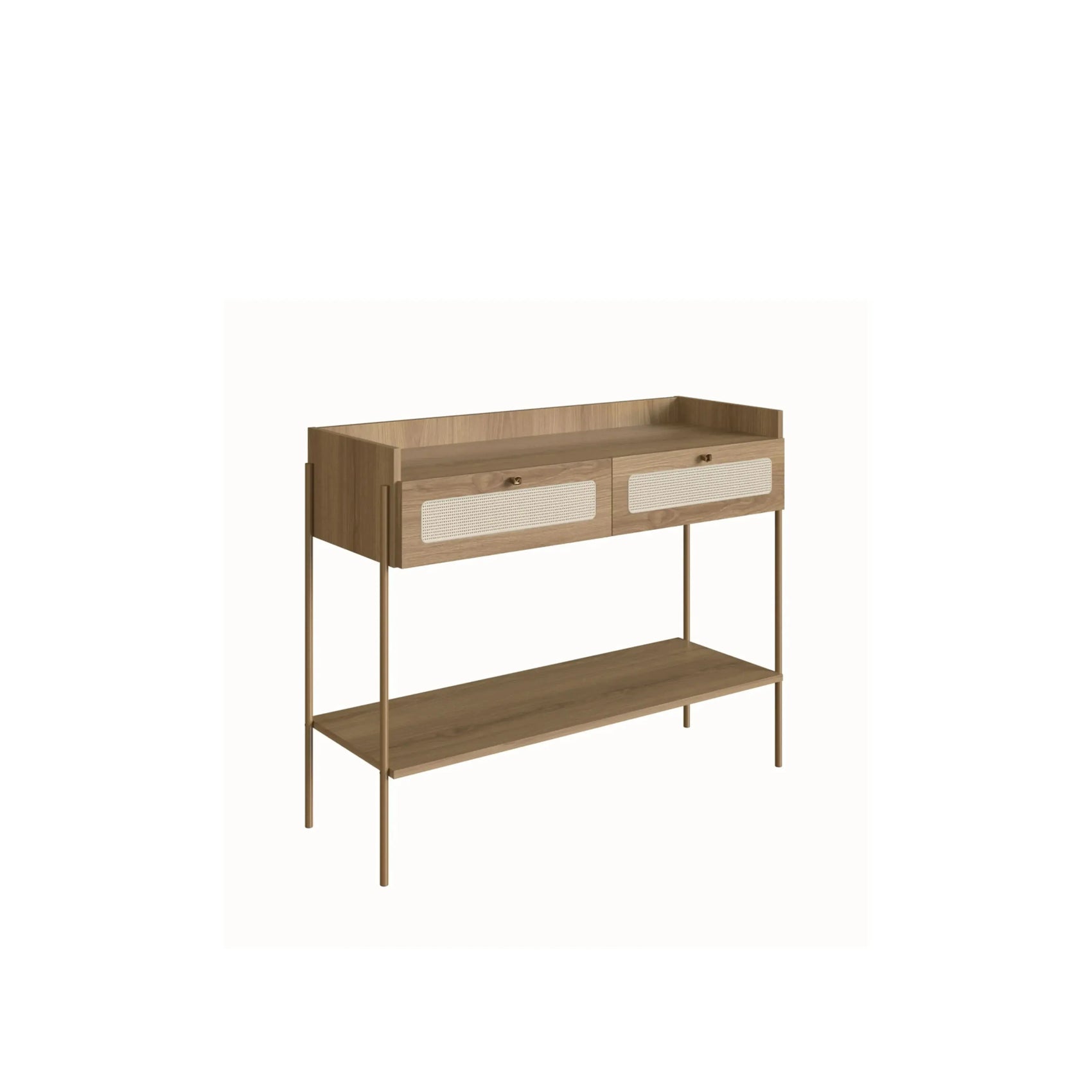 Aparador Ipê Hanover com pés em metal – Artesano