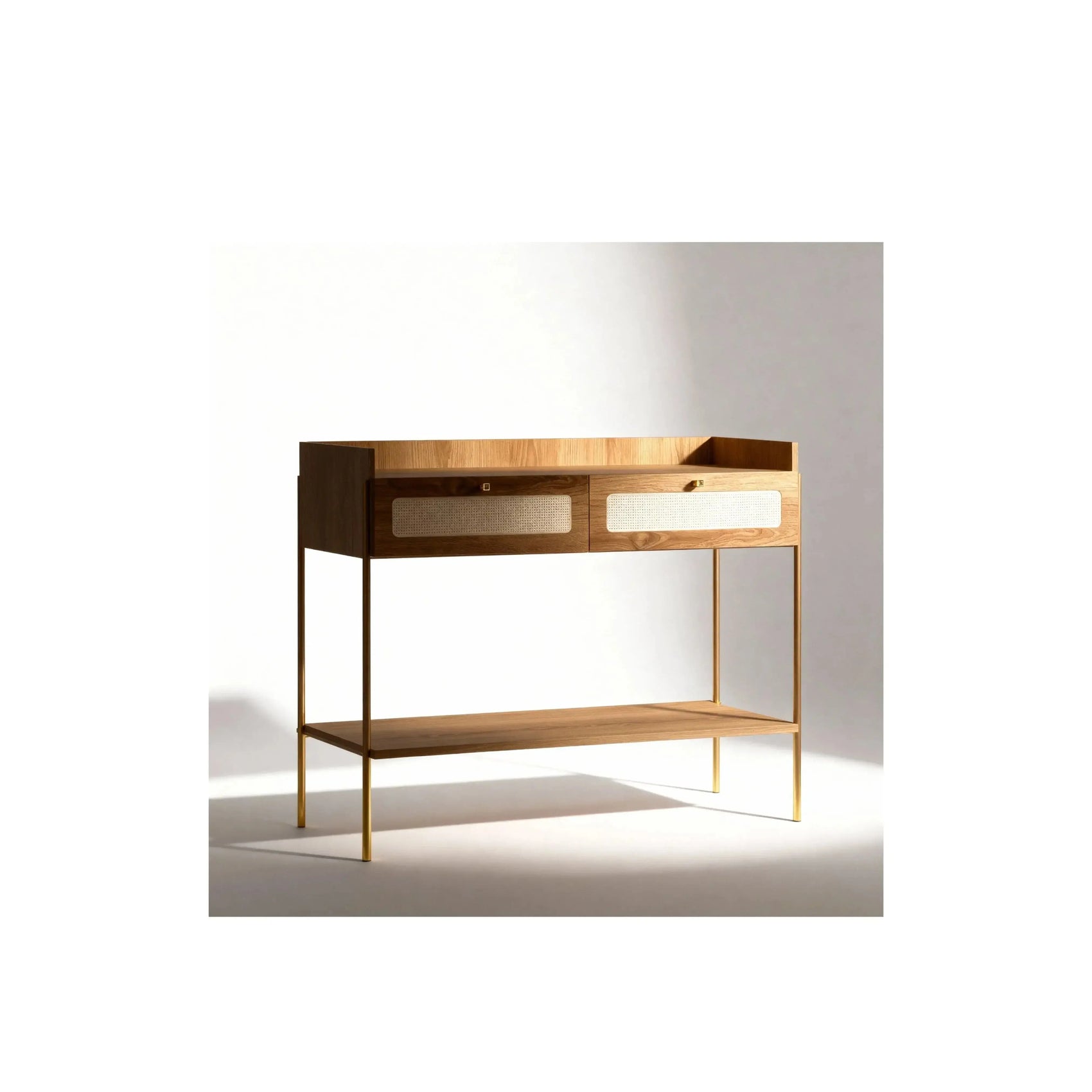 Aparador Ipê Hanover com pés em metal – Artesano