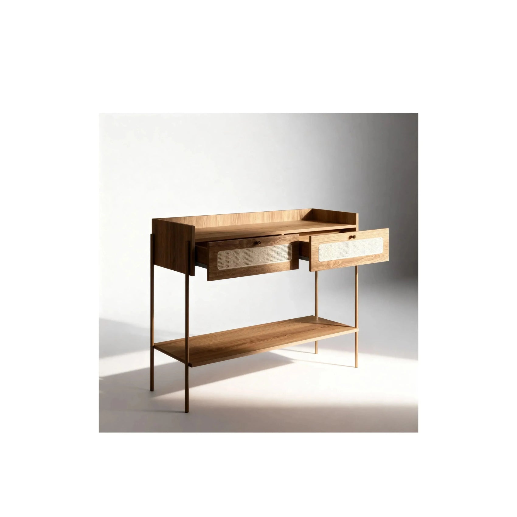 Aparador Ipê Hanover com pés em metal – Artesano