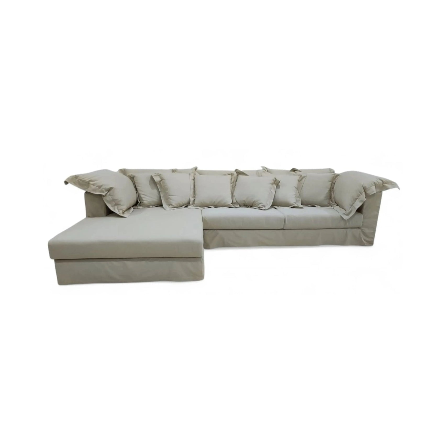 Sofá Kaia Chaise – sofá com chaise integrada e design contemporâneo elegante