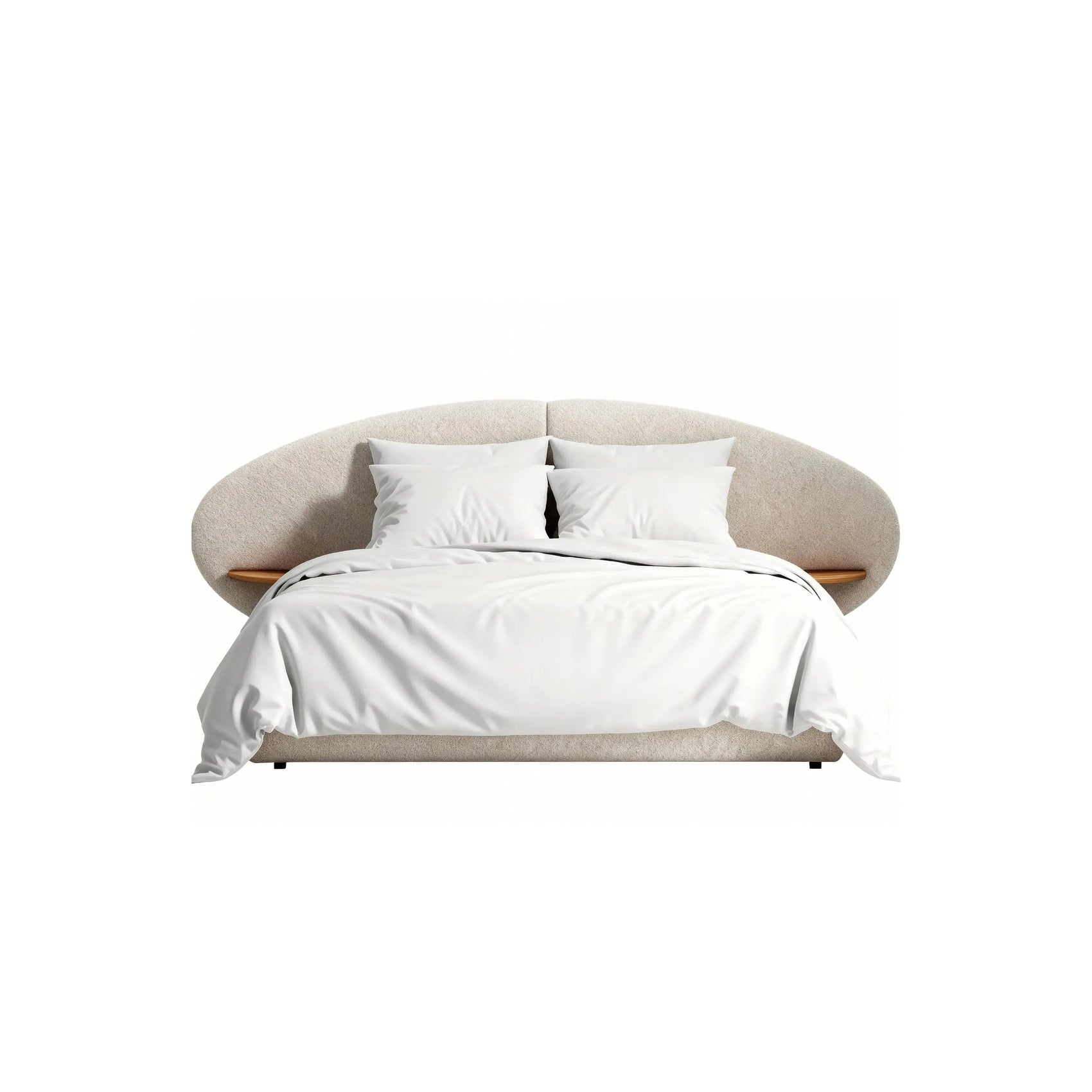 Cama Kora – cama com cabeceira painel ampla em eucalipto de reflorestamento