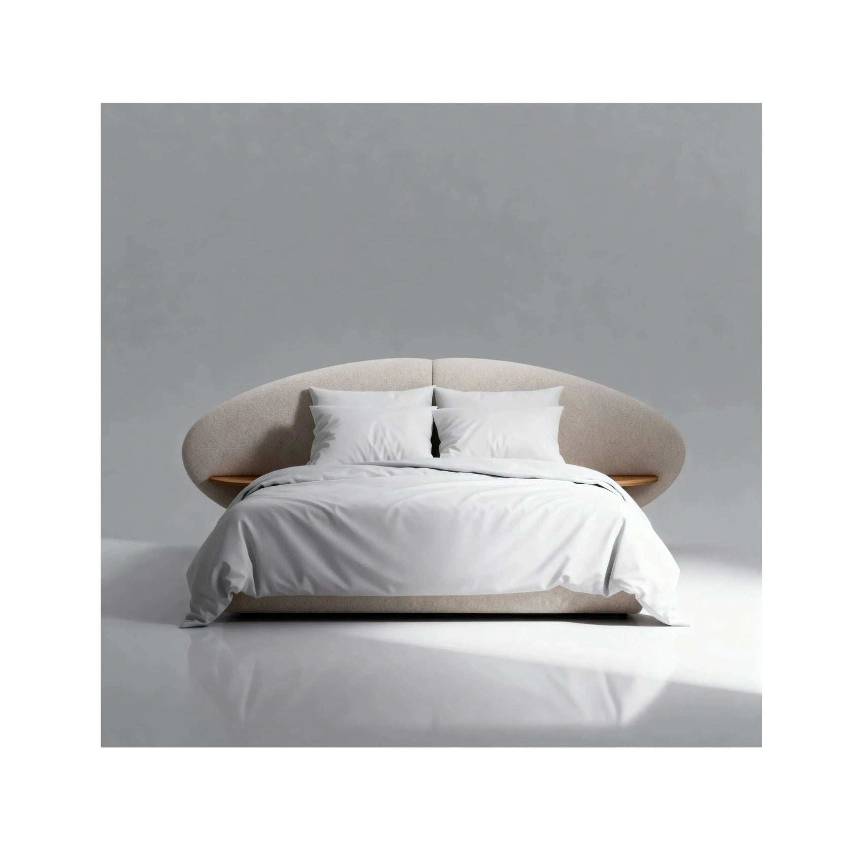 Cama Kora – cama com cabeceira painel ampla em eucalipto de reflorestamento