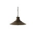 Pendente Único Montado 44 cm – luminária pendente com design industrial e acabamento robusto