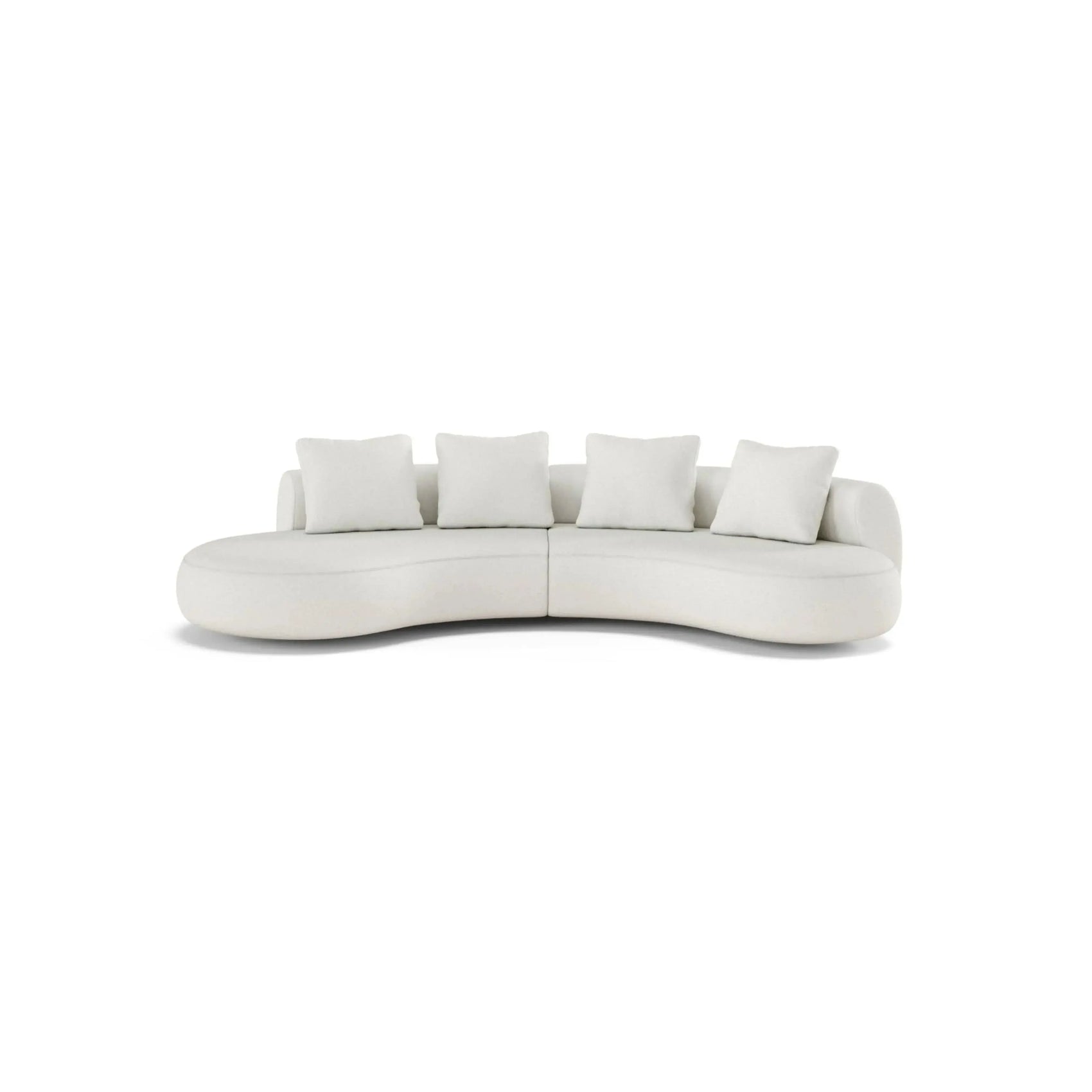 Sofá Liora Noa Living – sofá com chaise modular reversível e design curvo contemporâneo